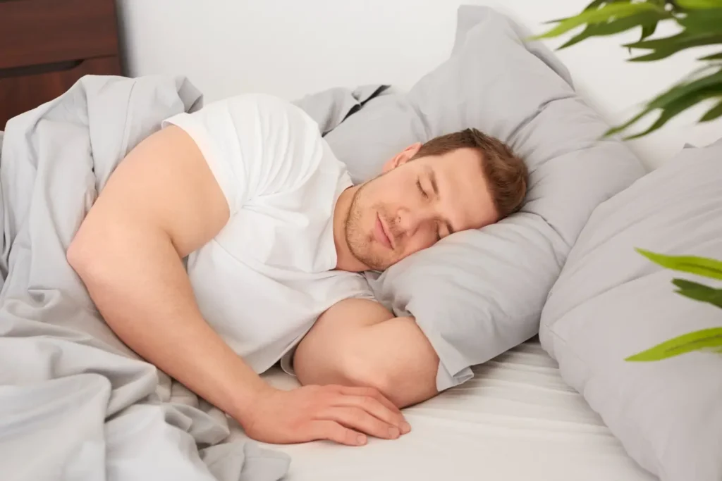 Durmiendo para un buen descanso muscular